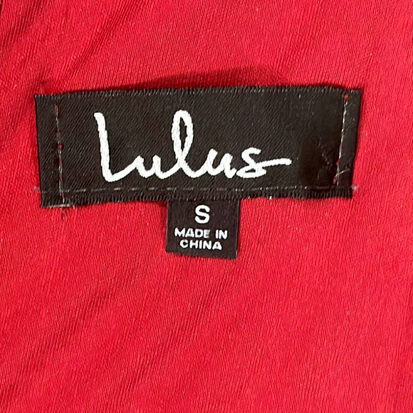 Lulu’s Red Sequin Dress Sz. Small - Picture 8 of 10